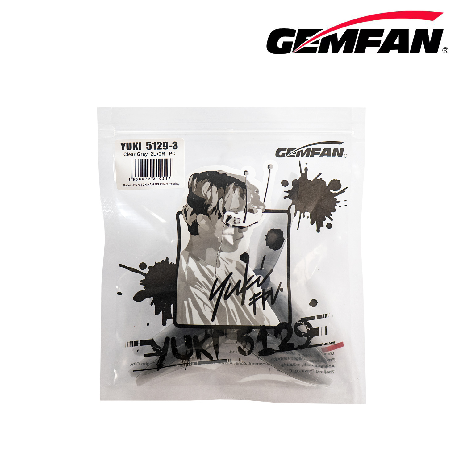 Rc Helicopter Remote Control - Gemfan 5129 5 بوصة 3 شفرات/ثلاثي