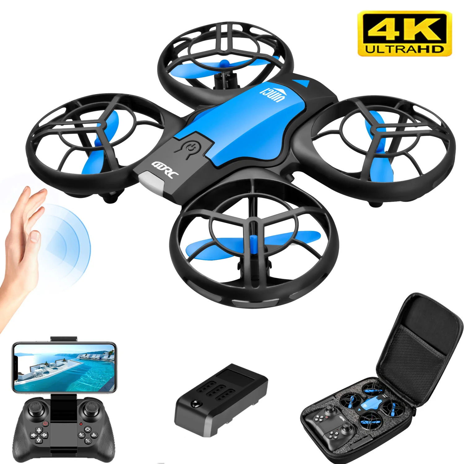 طائرة بدون طيار صغيرة جديدة V8 - مراجعة Rc Helicopter Mini وسعره