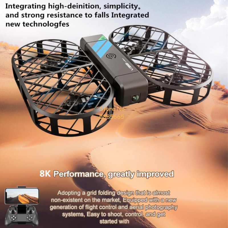 كاميرا 8K عالية الدقة 360 °    - مراجعة Rc Helicopter Mini وسعره