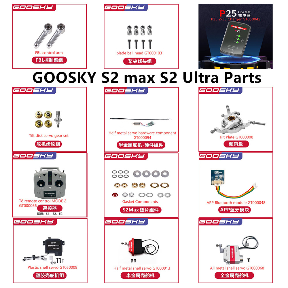 GOOSKY S2 ماكس S2 الترا RC هلي - مراجعة Rc Helicopter Coaxial وسعره