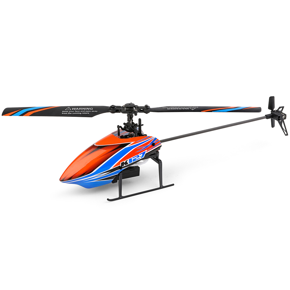 WLtoys XK K127 2.4G 4CH 6-aixs - مراجعة Rc Helicopter Single Rotor وسعره