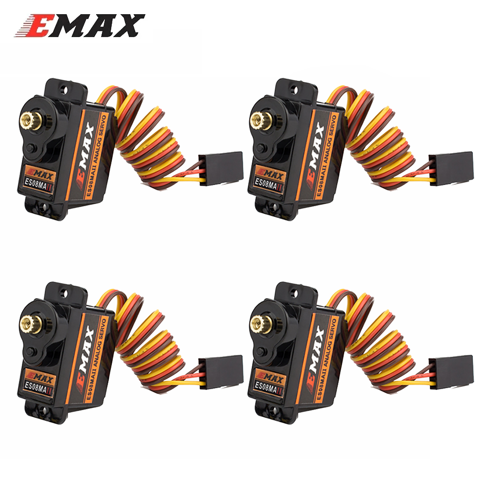 1/2/4/8 قطعة EMAX ES08MA ES08M - مراجعة Rc Helicopter Servo وسعره